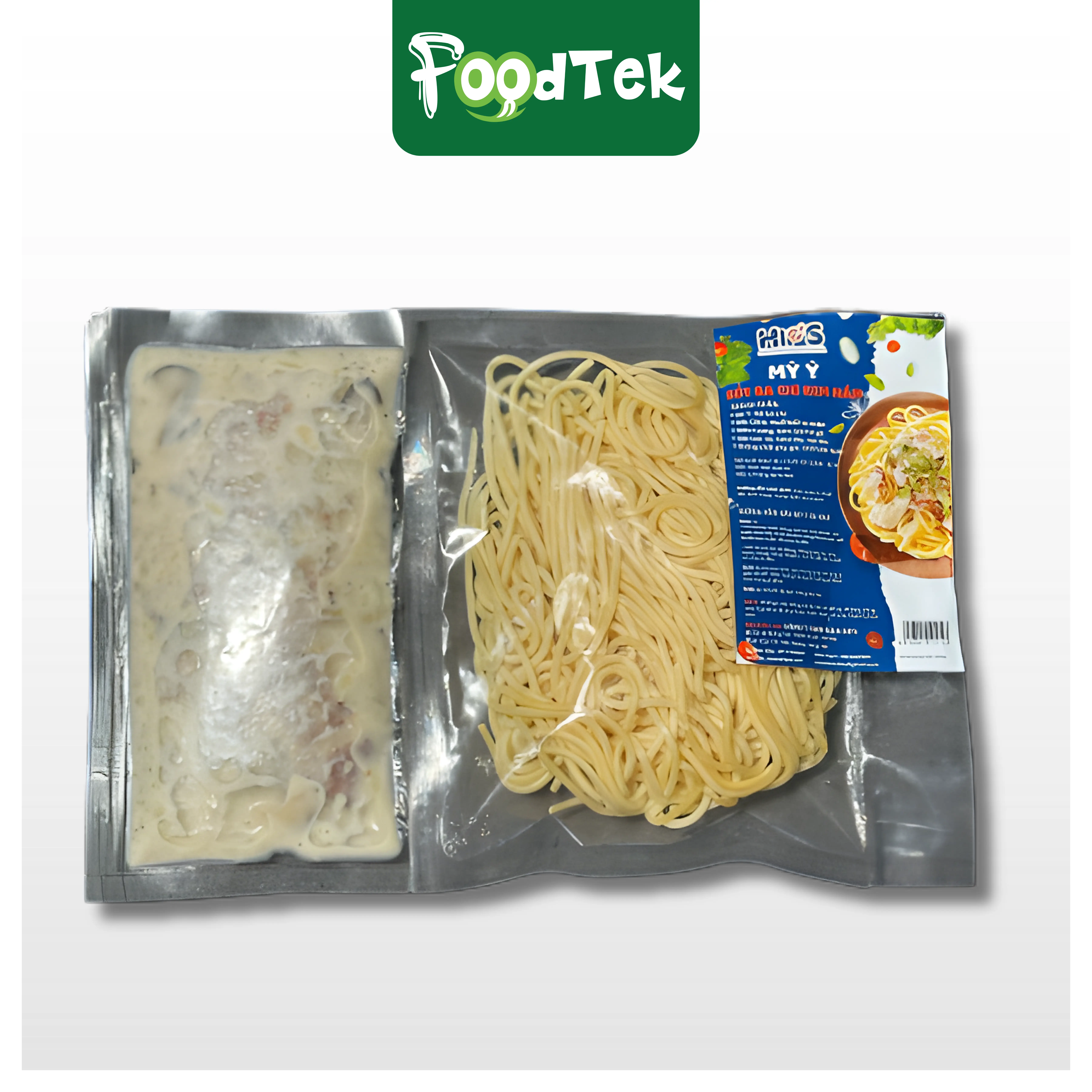 Mỳ Ý sốt kem nấm