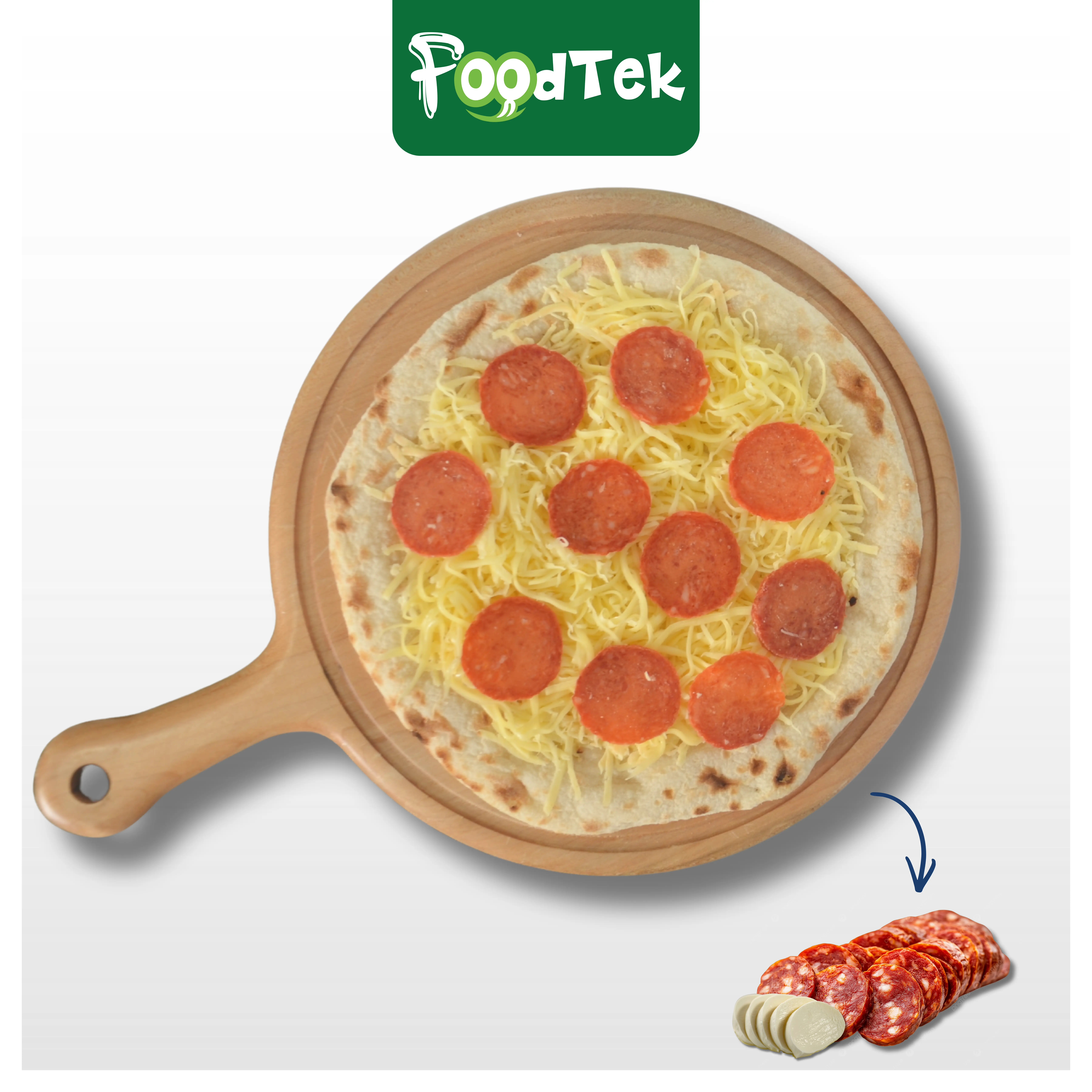 Pizza xúc xích hun khói