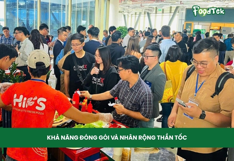 khả năng đóng gói và nhân rộng thần tốc