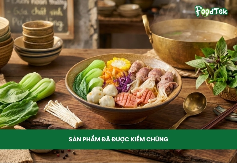 sản phẩm đã được kiểm chứng