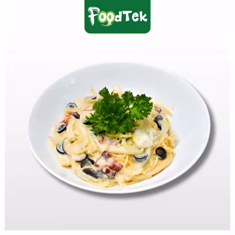 Mỳ Ý sốt kem nấm