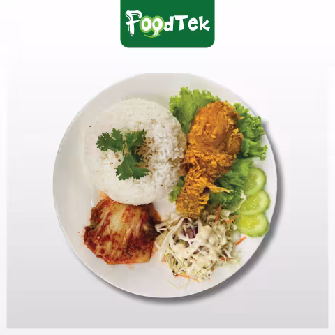 Cơm đùi gà giòn