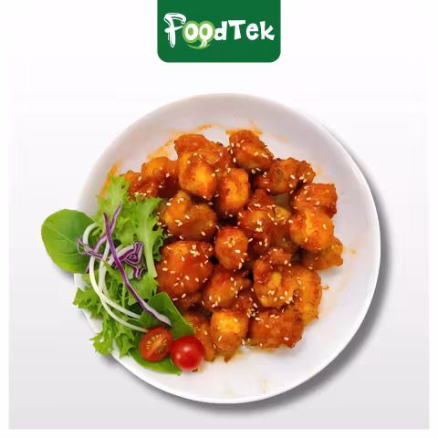 Gà viên sốt chua ngọt