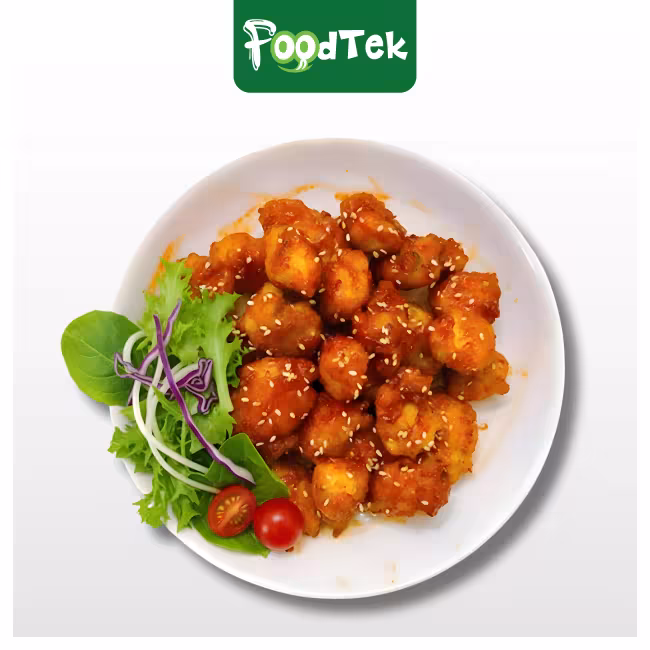 Gà viên sốt chua ngọt